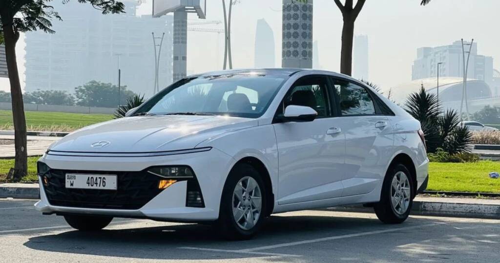 Hyundai Accent rental Dubai at DRC