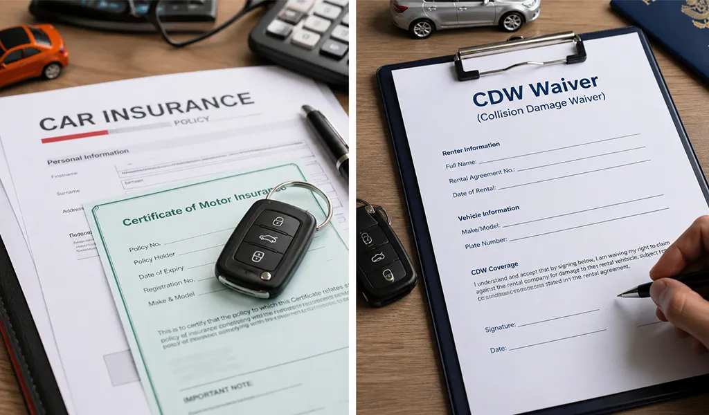 CDW vs Car Rental Insurance: What's the Difference?