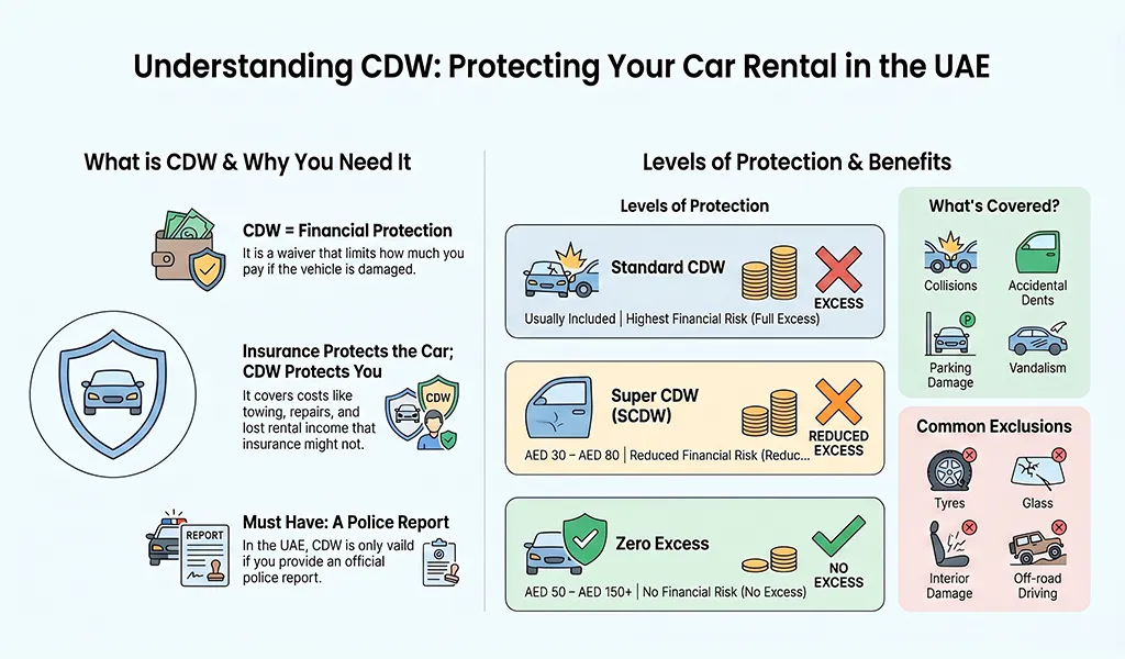 What Is CDW in Car Rentals