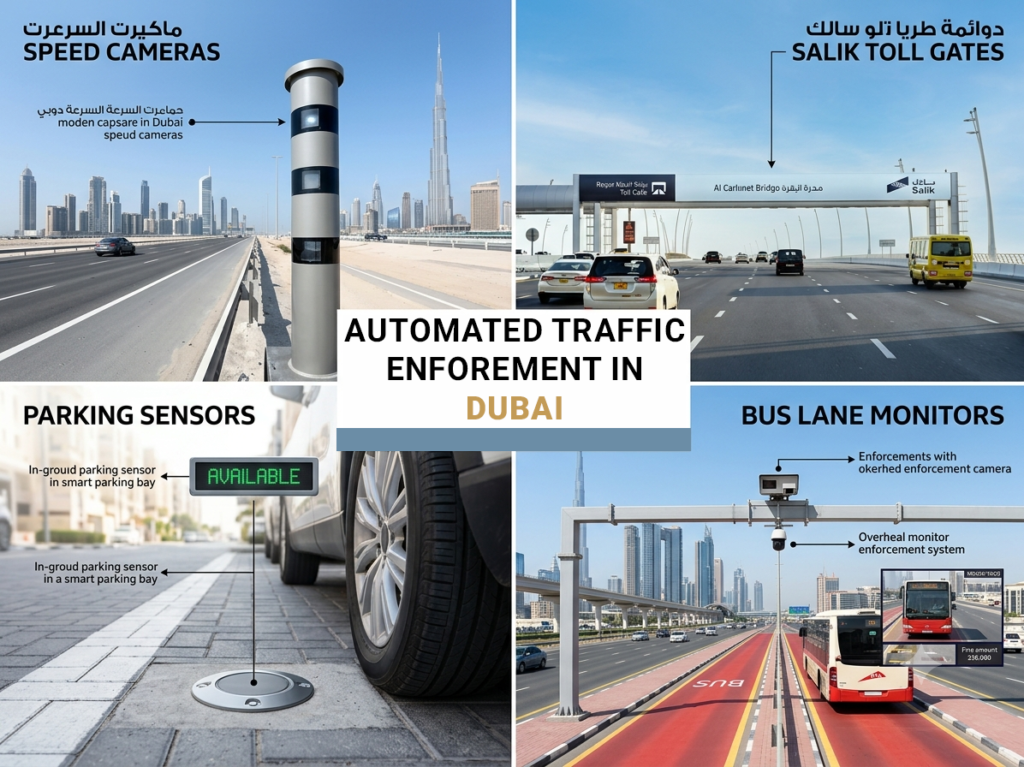 traffic fines on rental car UAE