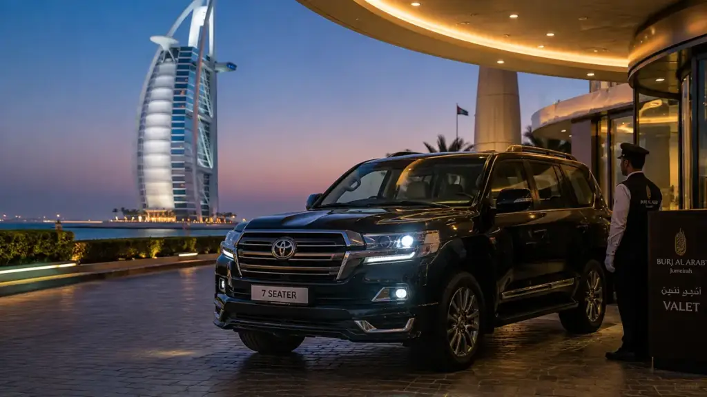 top 7 seater SUV for rent in Dubai