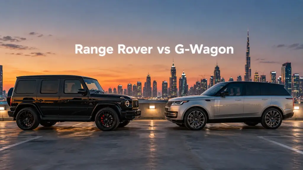 Range Rover vs G-Wagon rental in Dubai for best luxury SUV