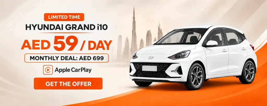 Dubai rental car offer
