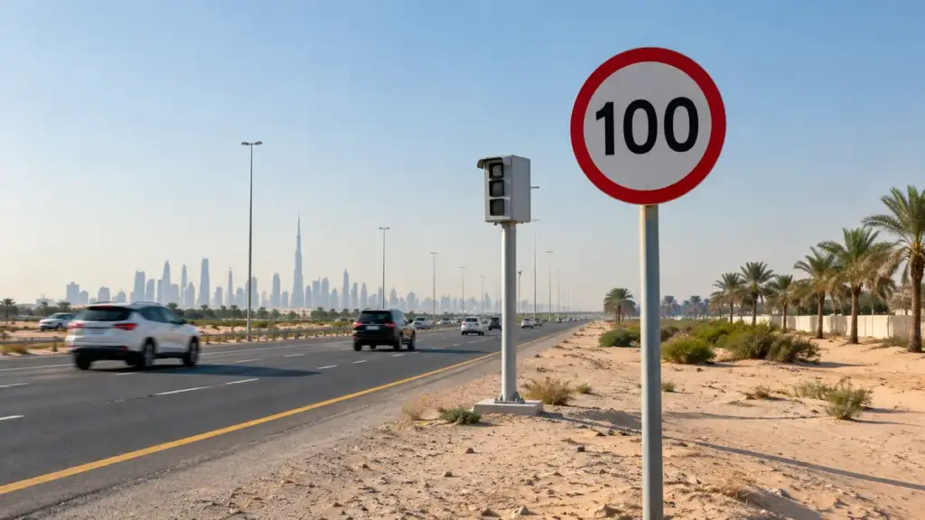 driving Speed limit in dubai